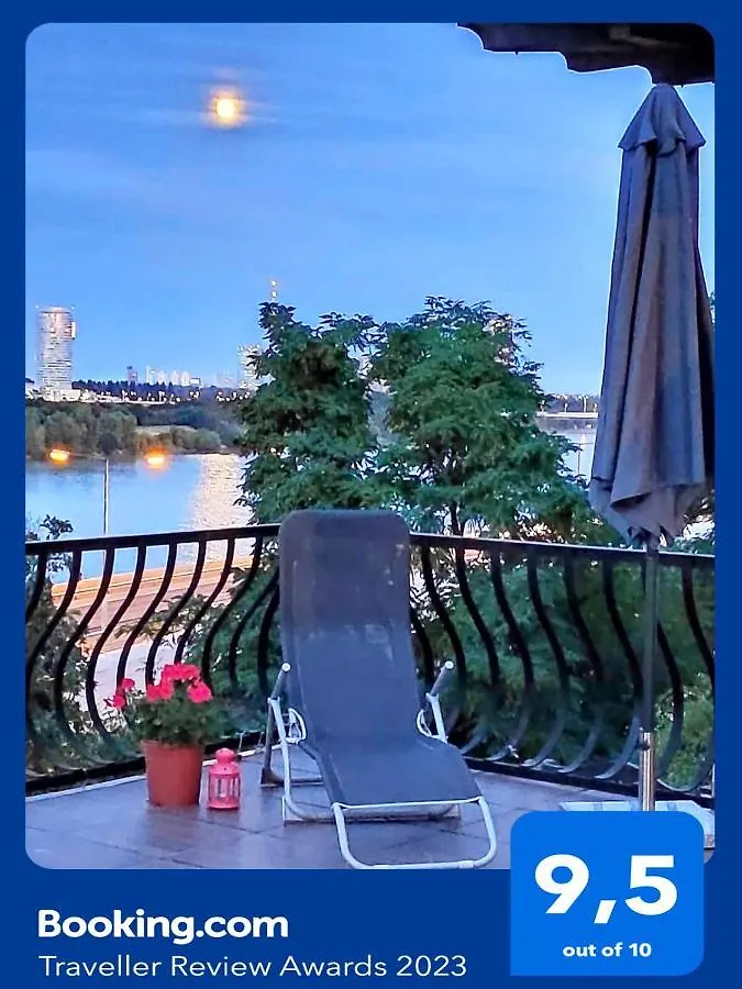Apartmán Danube View House With Garden Vídeň Rakousko